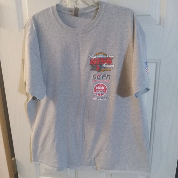 High Risk Racing Funny Car Racing Men's Graphic Short Sleeve T Shirt XL - Picture 4 of 8